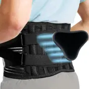 Back Brace Support Belt Medical Lower Lumbar Herniated Disc Scoliosis Pain Large