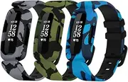 Jtffjsy compatible with Fitbit Ace 3 Band replacement straps for Kids Girls boys,Skin-Friendly Sport Strap Breathable Silicone Bands