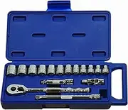 Williams 50665 3/8-Inch Drive Socket and Drive Tool Set MM, 16-Piece