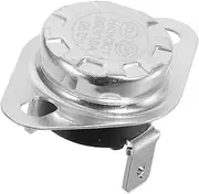 GRIRIW Stove Limit Switch Replacement for Furnace High Temperature Sensor Durable Construction Compact Design Easy Installation Silver