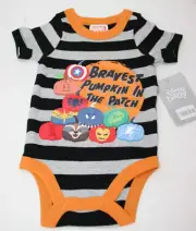Disney Baby Marvel Bravest Pumpkin in the Patch One Piece Outfit Size 3-6M NEW