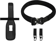 Fishing Belt Rod Holder,Fishing Wading Belt | Quick Release Buckle, Portable Pole Inserter with 2 Hooks, Casting Gear, Fish Accessory for Men, Women, Beginners, Outdoor Sports