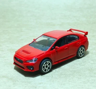 Majorette Subaru WRX STI Red 1:58 3" no Package