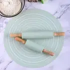 1 Set Dough Pad Scale Mark Design Wide Application Pasta Fondant Dough Roller