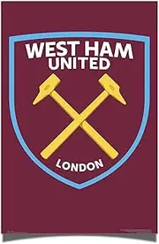 Desert Cactus West Ham United FC Poster English Football Soccer 11 inches of 17 inches Decoration Room (Style A)