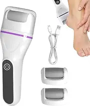 Electric Foot File, Portable Callus Remover, Rechargeable Pedicure Tool, 18cm, for Men Women, Family Home Use, Smooth Feet Care Dependable Foot Care Assistance Maintain