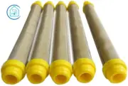 5 pack yellow airless Spray Gun Filter Push Wagner Spraytech 0089324 100 mesh