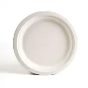Green Wave TW-POO-010H 9" Evolution White Bio Round Plate Heavy Wt., 500/CS