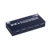 HDMI2.0 Splitter 1 in 4 Out 4K 60Hz HDMI Splitter 1x4 HDMI 2.0 Distributor