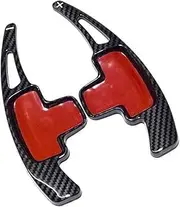 Car Steering Wheel Shift Paddles for M&ercedes B&ENZ A B E M Class W212 W204 GLK CLA GLA Car Steering Wheel Paddle Shift Extension Shifters DSG Car Sticker Styling HTEOPOEKFR(Carbon Pattern)