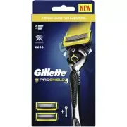 Gillette Fusion Proshield5 Razor Handle +2 Blades