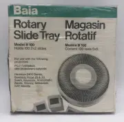 BAIA Rotary Slide Tray Model B 100 New Sealed (New Old Stock)