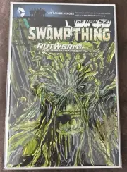 Original Swamp Thing Art on 2013 Blank- by Stashhhloot Artist, Christian!