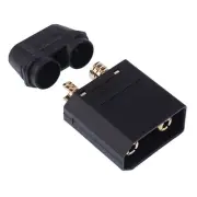 10 x Black Male XT90 Gold Plated Connector 40A Amass