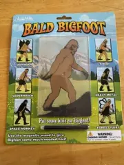 Bald Bigfoot Archie McPhee New Magnetic Game To Dress Big Foot Lederhosen