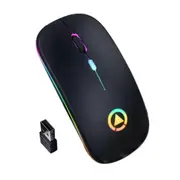 USB Rechargeable LED Wireless Bluetooth Silent Ergonomic Gaming Mouse