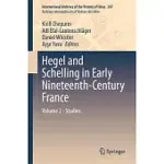 HEGEL AND SCHELLING IN EARLY NINETEENTH-CENTURY FRANCE: STUDIES