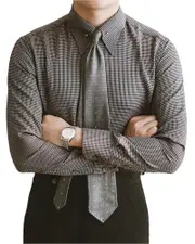 Formal Gentleman Empire Collar Fashion Non-ironing Shirt