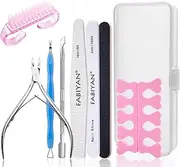 Manicure tools Nail Art Tool Set 10-Piece Nail File Polishing Strip Dead Skin Scissors Steel Push Nail Art Manicure Tool With Storage Box