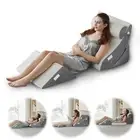 4pcs Orthopedic Bed Wedge Pillow Set Post Surgery Relaxing Back Adjustable He...