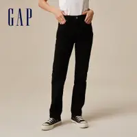 在飛比找蝦皮商城優惠-Gap 女裝 高腰直筒牛仔褲-黑色(728820)