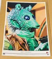 Topps Star Wars Living Set 10x14 Fine Art Print Poster New Greedo Rare