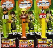 BEN 10 - PEZ Dispensers - BEN-HEATBLAST-WAY BIG - Euro Cards - (2010)