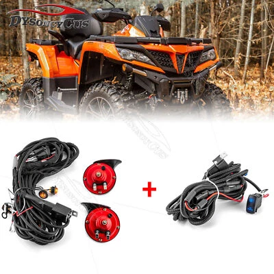 For Yamaha YXZ1000R LED Legal Turn Signal Light Horn Kit+Fan Override Switch Kit