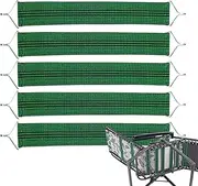 Lawn Chair Webbing Replacement - Set of 5 Reinforced Fabric Reclining Chair Belt - Stretch Straps for Recliner Accessories & Repair Parts