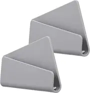 2Pcs Wall Phone Holder Bracket Durable Charging Stand for Mobile Phones Sturdy Design for Kitchen Bedroom Easy Installation Multi Scene Use