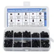 400PCS Computer Screws Motherboard Standoffs Assortment Kit