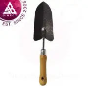 Kingfisher Wooden Handled Garden Hand Trowel│Digging Planting Tool│Easy to Use