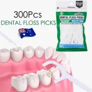 6x 1st Care Resealable Dental Floss Picks 50 packs Zip Lock Bag (300pcs)