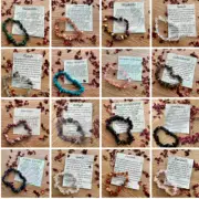 Chipped Gemstone Stone Bracelet - Various Gemstones Available
