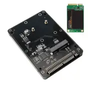 MSATA to 2.5" IDE HDD SSD mSATA to PATA Adapter Converter Card 44PIN Case