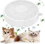 Cat Litter Box Deodorize Automatic Pet Odor Eliminator, Neutralizer, 99.9% Dust-Free, for All Kinds of Litter Box, Refrigerator, Bin, Fridge, Bathroom Wardrobe, and Small Area-USB Rechargeable. (A06)