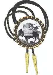 Gold Mining Donkey With Dynamite and Nitro Bolo Tie Men's Neckties Gift for Dad