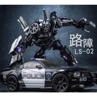 在飛比找蝦皮購物優惠-黑曼巴 LS 02 飛輪特警 審判官 警車 路障 合金版 變