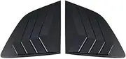 Compatible for Honda CRV CR-V 2023 2024 Accessories Rear Trunk Tail Window Spoiler Triangle Frame Cover Trim Blinds Side Louvers(Gloss Black)