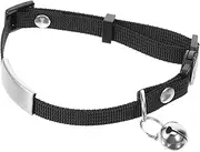HANABASS Adjustable Cat Collar with Bell Comfortable and Safe Design Blank Name Tag for Custom Engraving for Cats and Puppies Present for