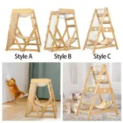Cat Tree Toy Cat Climbing Frame Interactive Toy Stable Grinding Claw Rest Hut