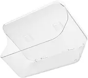 [Homoyoyo] Bathroom Wall Mount Rack Over The Toilet Shelf Wall-Mounted Storage Divided Organizer Space-Saving Clear Acrylic