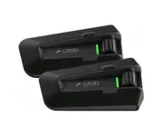 Cardo Packtalk NEO Duo Bluetooth Intercom Headset with Snap-in Mount for Moto