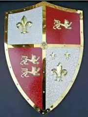 Medieval Coat of Arms Knights Metal Battle Shield Christmas