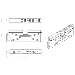 GUMO DESIGN™ RICOH GR 一代 / GR II 二代 DB-65/ DB65三枚專用攜帶盒