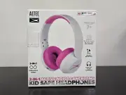Altec Lansing I0147431 Kid Safe 2-in-1 ANC Headphones - Whiteout Pop Pink