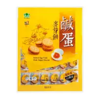 在飛比找momo購物網優惠-【昇田食品】鹹蛋麥芽餅(400g)