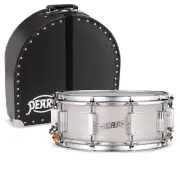 Pearl President MAKE OFFER White Oyster 14x5.5" Phenolic Snare Drum +Case Dealer