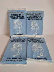 North Carolina Collegiate Collection 2nd Edition 4 Sealed Packs *Michael Jordan*