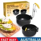 Stainless Steel Egg Cooker, Egg Ring, 2024 New Collapsible Hang Ear Egg Boiler